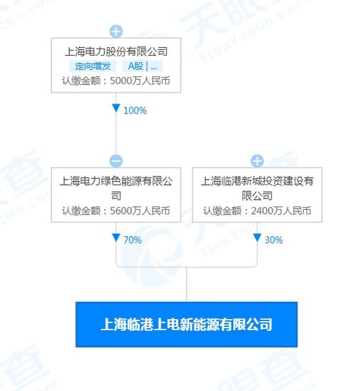 上海電力投資成立新能源公司，注冊資本8000萬專注新興能源技術研發